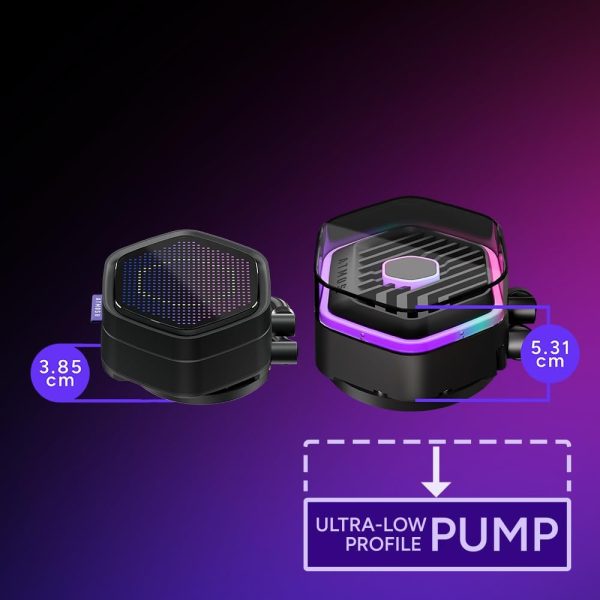 Cooler Master ML 360 Atmos II Pixel LED Simple Water Cooling CPU Cooler, Black, MLX-D36M-A25SZ-P1 - Image 6