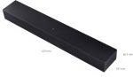 Samsung B-series Soundbar, B400F, 2.0 ch, Subwoofer, 2.0ch Sound with Built-in Woofer, One Remote Control, Surround Sound Expansion, Bluetooth TV connection, HW-B400F/ZN - Image 2