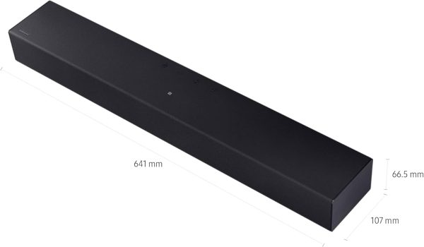 Samsung B-series Soundbar, B400F, 2.0 ch, Subwoofer, 2.0ch Sound with Built-in Woofer, One Remote Control, Surround Sound Expansion, Bluetooth TV connection, HW-B400F/ZN - Image 2