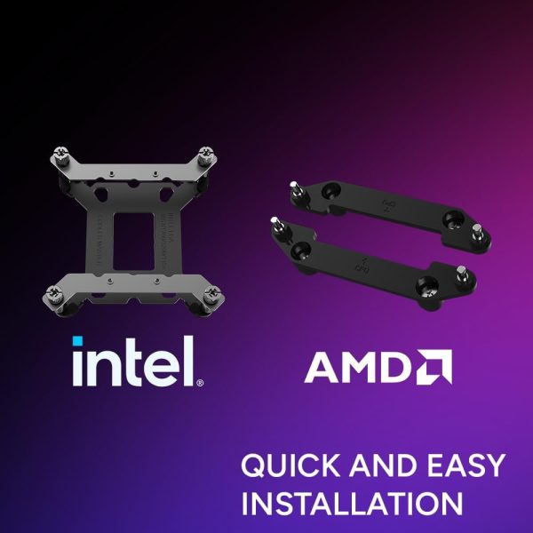 Cooler Master ML 360 Atmos II Pixel LED Simple Water Cooling CPU Cooler, Black, MLX-D36M-A25SZ-P1 - Image 8