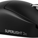 Logitech G PRO X SUPERLIGHT 2c wireless gaming mouse, 53 g pro-grade compact mouse with 5 programmable buttons, USB-C charging, 44K DPI sensor, up to 8 kHz polling for PC/Mac, Black, 910-007532