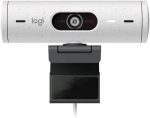 Logitech Brio 500 Full HD 1080p webcam with light correction, auto-framing, Off White, 960-001428 - Image 5