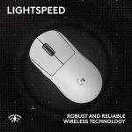 Logitech G PRO X SUPERLIGHT 2 SE LIGHTSPEED Wireless Gaming Mouse, HERO 2 Sensor, White, 910-007555 - Image 4