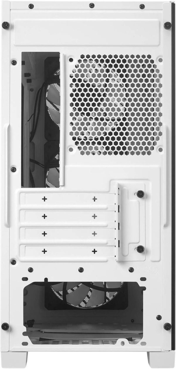 Cooler Master Elite 302 Micro-ATX High Airflow Minimalist PC Case, 365mm GPU Max, Compatible RTX 5080|RX 7090 XT, 280mm AIO Max, Type C, Tempered Glass, Triple 120mm aRGB PWM Fan, Intakes Grill, White, E302-WGNN-S00 - Image 4