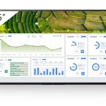 Sony 55” 4K HDR professional display with 24/7 operation, portrait/tilt, Pro-Mode, Airplay and Chromecast, Black, FW-55BZ30L
