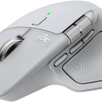 Logitech MX Master 4 High-performance Wireless Mouse with haptic feedback, USB-C Fast Charging, Pale Gray, 910-007563