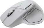 Logitech MX Master 4 High-performance Wireless Mouse with haptic feedback, USB-C Fast Charging, Pale Gray, 910-007563