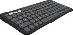 Logitech Pebble Keys 2 K380s, Multi-Device Bluetooth Wireless Keyboard with Customisable Shortcuts, Slim and Portable, Easy-Switch for Windows, macOS, iPadOS, Android, Chrome OS, ARA Layout - Graphite, 920-011867