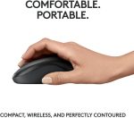 Logitech M241 Silent Bluetooth Mouse, Wireless, Compact, Portable, Smooth Tracking, 18-Month Battery, for Windows, macOS, ChromeOS, Compatible with PC, Mac, Laptop, Tablets - Graphite, 910-007471 - Image 5