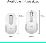 Logitech Signature M650 Wireless Mouse - For Small to Medium Sized Hands, 2-Year Battery, Silent Clicks, Customizable Side Buttons, Bluetooth, PC/Mac/Multi-Device/Chromebook - White, 910-006255 - Image 9
