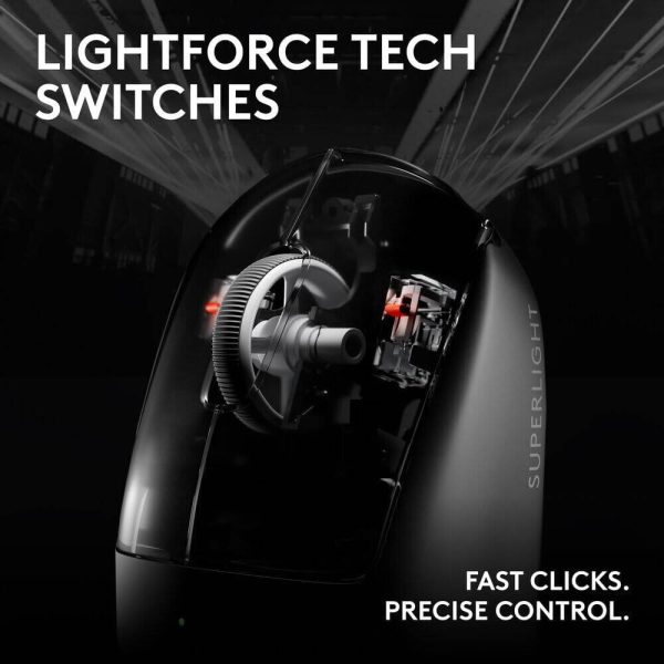 Logitech G PRO X SUPERLIGHT 2c wireless gaming mouse, 53 g pro-grade compact mouse with 5 programmable buttons, USB-C charging, 44K DPI sensor, up to 8 kHz polling for PC/Mac, Pink, 910-007546 - Image 8