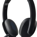 Logitech H540 Wired Headset, Stereo Headphone With Noise-Cancelling Microphone, Usb, On-Ear Controls, Mute Indicator Light, Pc/Mac/Laptop - Black, 981-000480