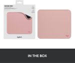 Logitech Mouse Pad - Studio Series, Computer Mouse Mat with Anti-slip Rubber Base, Easy Gliding, Spill-Resistant Surface, Durable Materials, Portable, in a Fresh Modern Design - Pink, 956-000050 - Image 6