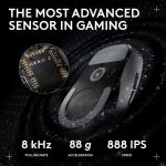 Logitech G PRO X SUPERLIGHT 2c wireless gaming mouse, 53 g pro-grade compact mouse with 5 programmable buttons, USB-C charging, 44K DPI sensor, up to 8 kHz polling for PC/Mac, Black, 910-007532 - Image 6