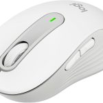 Logitech Signature M650 Wireless Mouse - For Small to Medium Sized Hands, 2-Year Battery, Silent Clicks, Customizable Side Buttons, Bluetooth, PC/Mac/Multi-Device/Chromebook - White, 910-006255