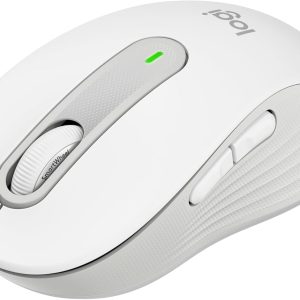Logitech Signature M650 Wireless Mouse - For Small to Medium Sized Hands, 2-Year Battery, Silent Clicks, Customizable Side Buttons, Bluetooth, PC/Mac/Multi-Device/Chromebook - White, 910-006255
