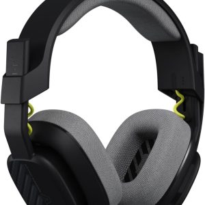 ASTRO A10 Gaming Headset Gen 2 Wired Headset - Over-ear gaming headphones with flip-to-mute microphone, 32 mm drivers, compatible with PlayStation, PC - Black, 939-002057