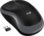 Logitech M185 Wireless Mouse, Advanced 2.4 GHz wireless connectivity, Gray, 910-002235