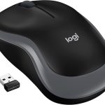 Logitech M185 Wireless Mouse, Advanced 2.4 GHz wireless connectivity, Gray, 910-002235
