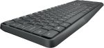 Logitech Mk235 Wireless Keyboard And Mouse Combo For Windows, 2.4 Ghz Wireless With Unifying Usb-Receiver, Wireless Mouse,15 Fn Keys, 3-Year Battery Life, Pc/Laptop, Arabic Layout - Grey, 920-007927 - Image 2