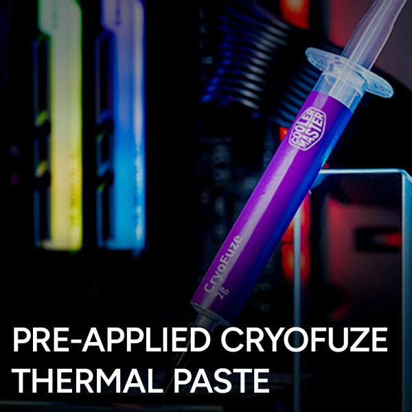 Cooler Master MasterLiquid Core Nex Series 360mm Liquid Cooler, Rotatable pump cover design, 360mm radiator, Lite 120 ARGB fan*3, ARGB, 400mm tubing length, Black, MLX-D36M-A18PA-R1 - Image 8
