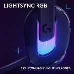 Logitech G522 LIGHTSPEED Wireless Gaming Headset, LIGHTSYNC RGB, Full Bandwidth Mic & Advanced Synchronized Audio, Tri-Connectivity with LIGHTSPEED, Bluetooth, USB-A to USB-C for PC, Black, 981-001544 - Image 2