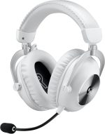 Logitech G PRO X 2 LIGHTSPEED Wireless Gaming Headset, Detachable Boom Mic, 7.1 Surround Sound, Bluetooth/USB/3.5mm Aux, for PC, PS5, PS4, Nintendo Switch, White, 981-001269