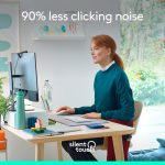 Logitech Signature M650 Wireless Mouse - For Small to Medium Sized Hands, 2-Year Battery, Silent Clicks, Customizable Side Buttons, Bluetooth, PC/Mac/Multi-Device/Chromebook - White, 910-006255 - Image 4