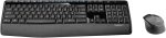 Logitech MK345 Wireless Combo Full-Sized Keyboard with Palm Rest and Comfortable Right-Handed Mouse, 2.4 GHz Wireless USB Receiver, Compatible with PC, laptop, Arabic Layout - Black, 920-010068