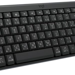 Logitech K250 Bluetooth Keyboard with Numpad, Easy Connectivity, Compact Wireless Keyboard made with Recycled Plastic, Spill-Resistant, comfortable Keys - Windows/MacOS, ARA Keyboard - Graphite, 920-013463