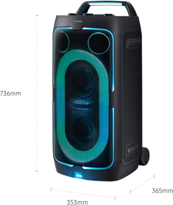 Samsung Sound Tower, MX-ST50F Party Speaker, 240W High Power, Powerful Party Sound, Party Lights +, 18 Hours of Playtime, Water-resistant (IPX4), MX-ST50F/ZN - Image 3