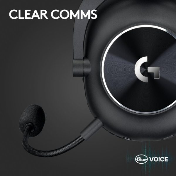 Logitech G PRO X 2 LIGHTSPEED Wireless Gaming Headset, Detachable Boom Mic, 7.1 Surround Sound, Bluetooth/USB/3.5mm Aux, for PC, PS5, PS4, Nintendo Switch, Black, 981-001263 - Image 5