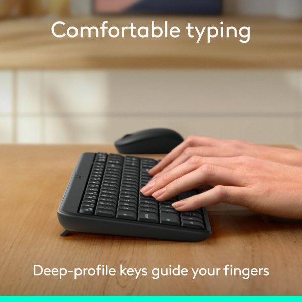 Logitech K250 Bluetooth Keyboard with Numpad, Easy Connectivity, Compact Wireless Keyboard made with Recycled Plastic, Spill-Resistant, comfortable Keys - Windows/MacOS, ARA Keyboard - Graphite, 920-013463 - Image 3