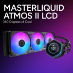 Cooler Master ML 240 Atmos II LCD ARGB Simple Water Cooling CPU Cooler, Black, MLX-D24M-A25SZ-L1 - Image 3