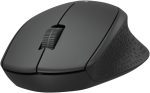 Logitech M330 Silent Plus Wireless Mouse, 2.4GHz with USB Nano Receiver, 1000 DPI Optical Tracking, 3 Buttons, 24 Month Life Battery, PC / Mac / Laptop, Black, 910-004909 - Image 3