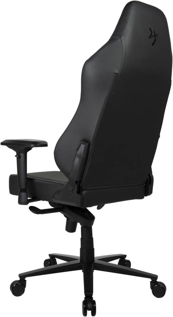 Arozzi Primo Full premium Leather Gaming Chair, Aluminum Base, Up to 145kg Weight Capacity, Black, PRIMO-PREM-BK - Image 4