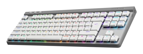 Logitech G515 LIGHTSPEED TKL Wireless Low Profile Gaming Keyboard, Tactile Switch, White, 920-012539 - Image 4