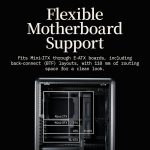 Cooler Master MasterFrame 500 Mesh aRGB Black Freeform 2.0 Modular Platform Open-Air ATX Mid-Tower Case, Aluminum Frame,Dual 200mm aRGB Fans, 390mm GPU Max, 360mm AIO Max, Type C, Tempered Glass, Black, MF500M-KHNN-S01 - Image 8