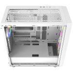Cooler Master MB600 Computer Case, Back Connected Motherboard Support, 420mm Radiator Support, 3X 140mm & 1 x 120mm ARGB Fans, Type C Connector, ARGB Fan HUB, White, MB600-WGNN-S00 - Image 5