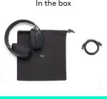 Logitech Zone Vibe 100 Lightweight Wireless Over-Ear Headphones with Noise-Cancelling Microphone, Advanced Multipoint Bluetooth Headset, Works with Teams, Google Meet, Zoom, Mac/PC - Graphite, 981-001213 - Image 11