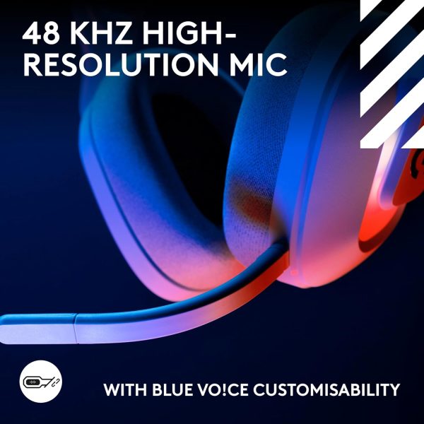 Logitech G Astro A20 X LIGHTSPEED Wireless Gaming Headset for PS5, Xbox, Switch, PC with 2-system PLAYSYNC Audio, Bluetooth, LIGHTSYNC RGB, and 48 kHz Boom Mic, White, 939-002253 - Image 9