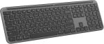 Logitech Signature Slim K950 Wireless Keyboard, Sleek Design, Switch Typing Between Devices, Quiet Typing, Bluetooth, Multi-OS, Windows, Mac, Chrome, Arabic Layout - Graphite, 920-012468