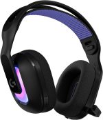 Logitech G522 LIGHTSPEED Wireless Gaming Headset, LIGHTSYNC RGB, Full Bandwidth Mic & Advanced Synchronized Audio, Tri-Connectivity with LIGHTSPEED, Bluetooth, USB-A to USB-C for PC, Black, 981-001544
