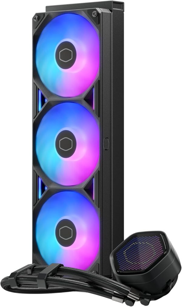 Cooler Master ML 360 Atmos II Pixel LED Simple Water Cooling CPU Cooler, Black, MLX-D36M-A25SZ-P1 - Image 2