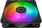 Cooler Master SickleFlow Edge 120 ARGB 3-Pack - 3x120mm Fans (690-2500rpm, PWM), High Airflow (70.7CFM) & Static Pressure (3.61mmH2O), ARGB Gen 2, LED Controller, 32.8dBA Max. - Black, MFX-B2DN-253P2-R2 - Image 2