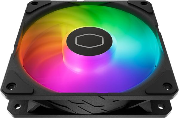 Cooler Master SickleFlow Edge 120 ARGB 3-Pack - 3x120mm Fans (690-2500rpm, PWM), High Airflow (70.7CFM) & Static Pressure (3.61mmH2O), ARGB Gen 2, LED Controller, 32.8dBA Max. - Black, MFX-B2DN-253P2-R2 - Image 2