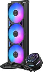 Cooler Master Atmos II 360 VRM Freeform 2.0 CPU Liquid Cooler, Dual Chamber Pump, Customizable aRGB Lighting, Quiet Qperation, Easy Install, AMD Ryzen 9 AM5|4, Intel Ultra i9 LGA 1851|1700, Black, MLX-D36M-A25SZ-V1 - Image 5