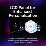 Cooler Master ML 360 Atmos II LCD ARGB CPU Liquid Cooler Black, Support Latest LGA1851, LGA1700, AM5, AM4 Socket, New Ultra-Low Profile Pump, 360mm AIO, Sickle Flow Edge Fans, LCD Screen, White, MLX-D36M-A25SZ-LW - Image 5