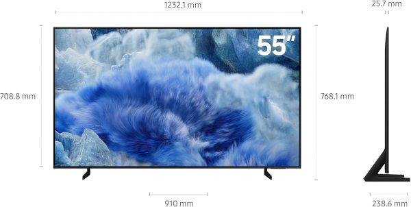 Samsung 55 Inch QLED TV, Q8F, 4K, Q4 AI Processor, 100% Color Volume with Quantum Dot, AirSlim, Endless Free Content, Samsung Vision AI Smart TV, QA55Q8FAAUXZN - Image 3