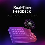 Cooler Master MasterHUB Encoder Dial with IPS Display Module: Scene Switching, Volume Control, Clock, Timer, and Endless Creative Possibilities, Black, MHDD01AA22 - Image 6